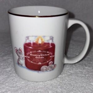Yankee Candle country kitchen candle mouse mug
